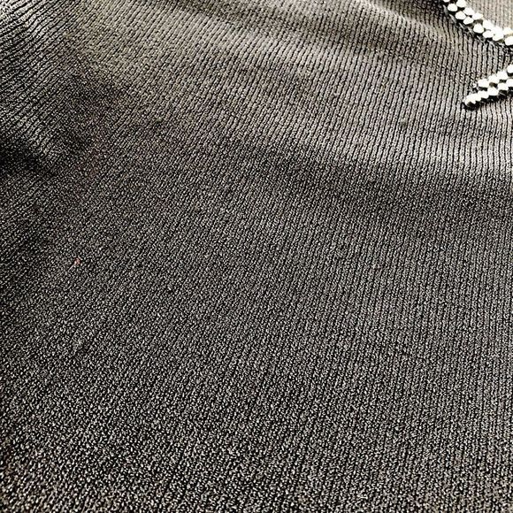 Style & Co Rhinestone Collar Knit Sweater sz SP - Picture 3 of 9